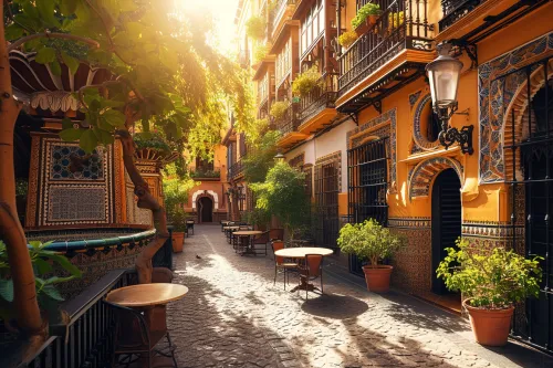 Découvrez des hôtels pittoresques au charme unique au cœur de la belle Séville, en Andalousie.