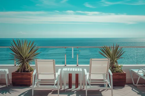 Vue relaxante en Espagne pour un séjour bien-être et détente, parfait pour se ressourcer.
